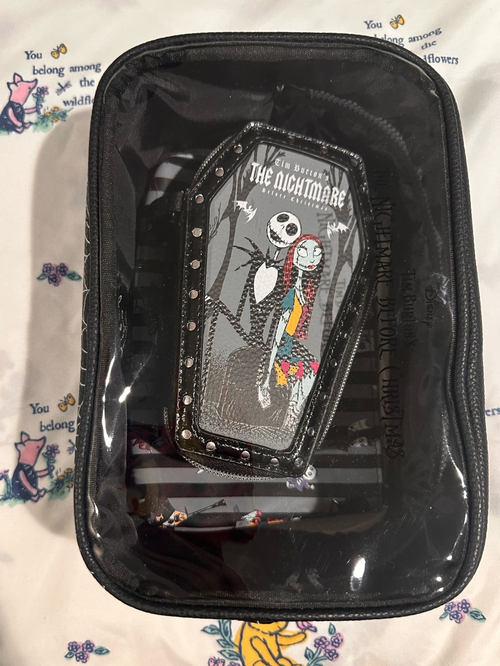 Disney x Primark The Nightmare Before Christmas 3pc Pouches with Jack & Sally